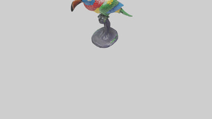 3D model Parrot statue model VR / AR / low-poly