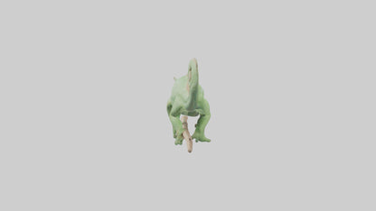 Parsons Chameleon displaying model VR / AR / low-poly