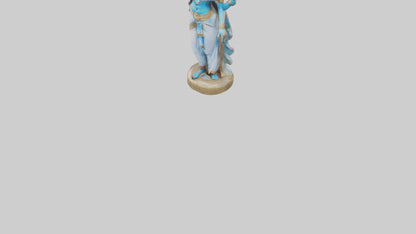 3D model Parvati statue model VR / AR / low-poly