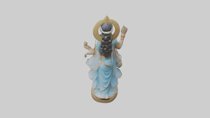 3D model Parvati statue model VR / AR / low-poly
