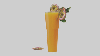 3D model Passion fruit juice model VR / AR / low-poly