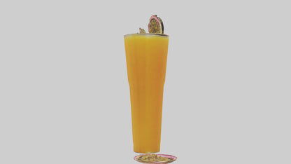 3D model Passion fruit juice model VR / AR / low-poly