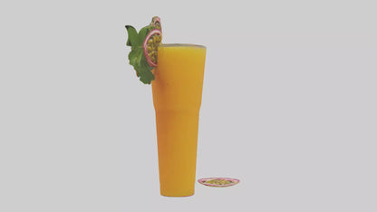 3D model Passion fruit juice model VR / AR / low-poly