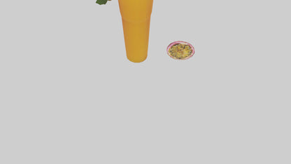 3D model Passion fruit juice model VR / AR / low-poly