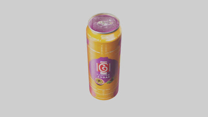 Passion fruit soda model VR / AR / low-poly
