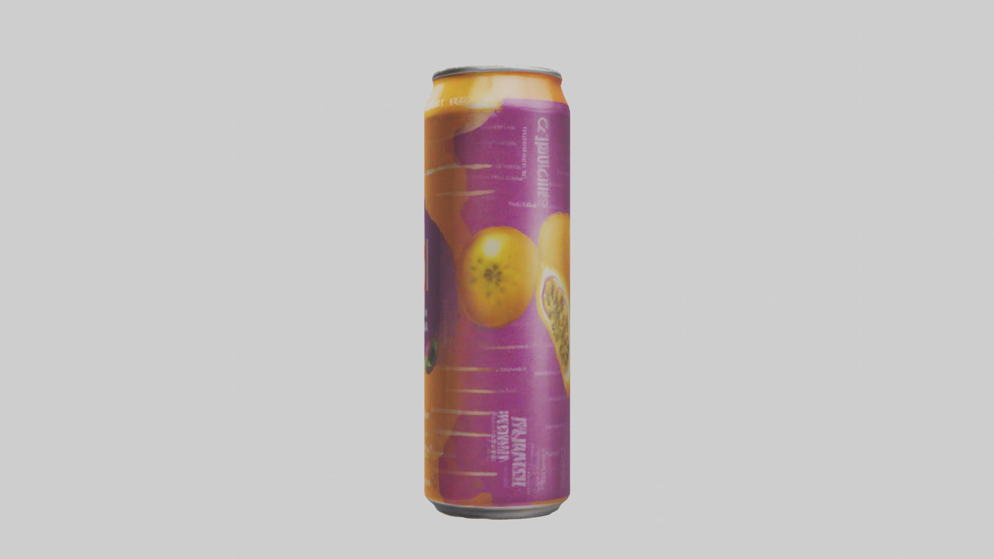 Passion fruit soda model VR / AR / low-poly