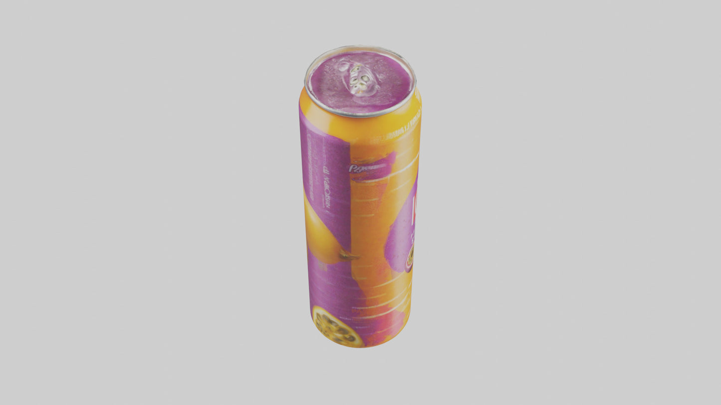 Passion fruit soda model VR / AR / low-poly