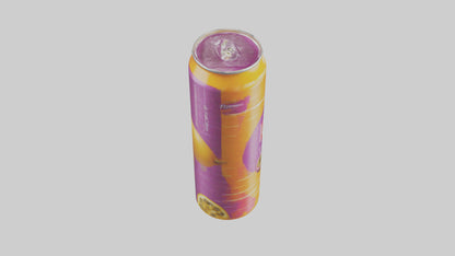 Passion fruit soda model VR / AR / low-poly