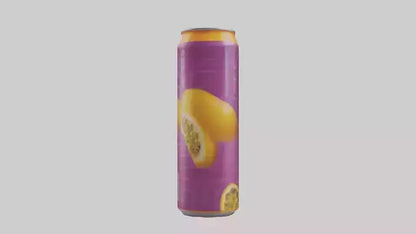 Passion fruit soda model VR / AR / low-poly