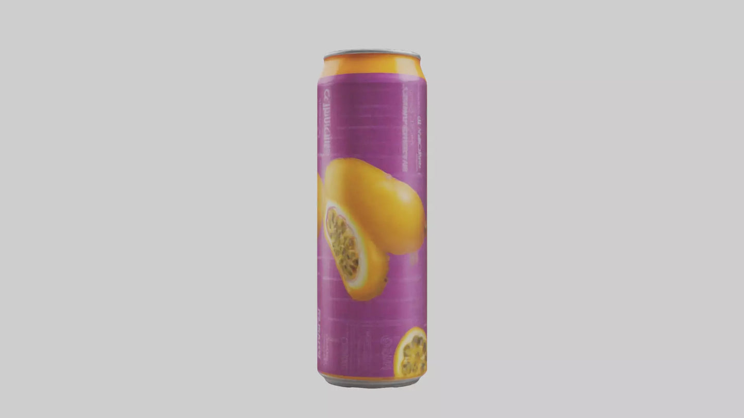 Passion fruit soda model VR / AR / low-poly