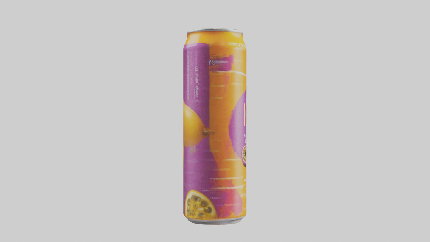 Passion fruit soda model VR / AR / low-poly