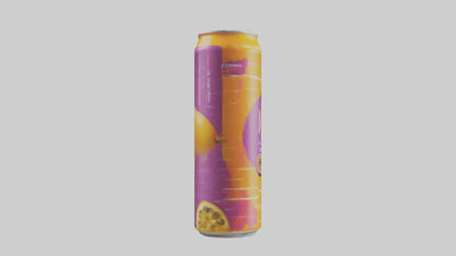 Passion fruit soda model VR / AR / low-poly