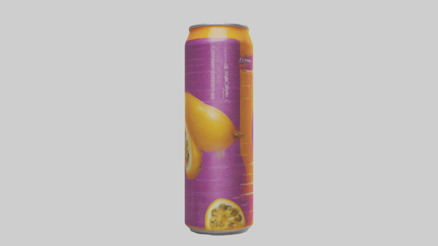 Passion fruit soda model VR / AR / low-poly
