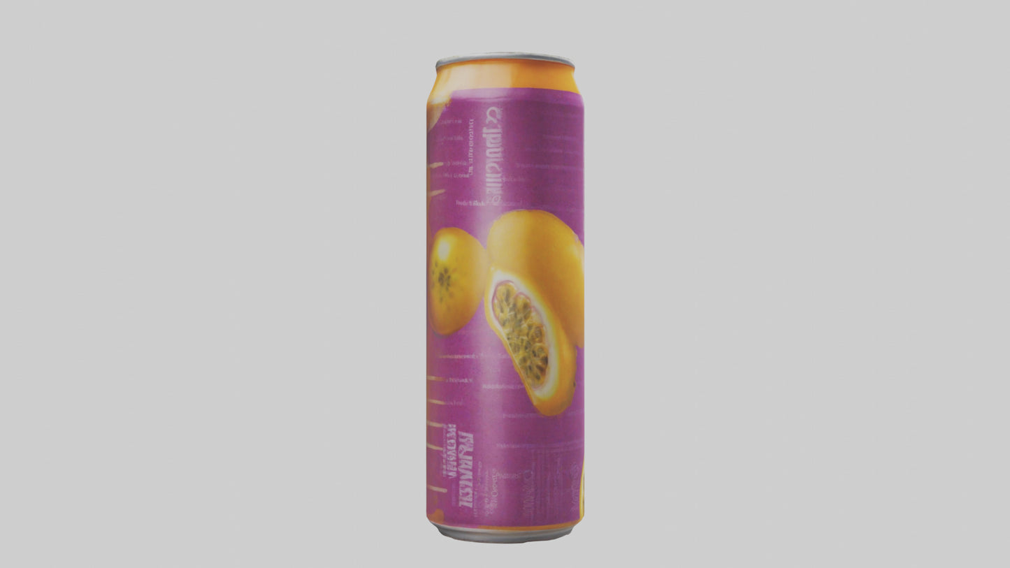 Passion fruit soda model VR / AR / low-poly