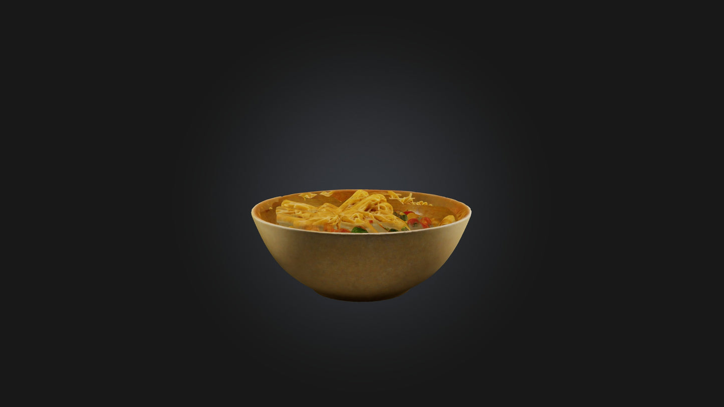 3D model Pasta Bowl Model VR / AR / low-poly