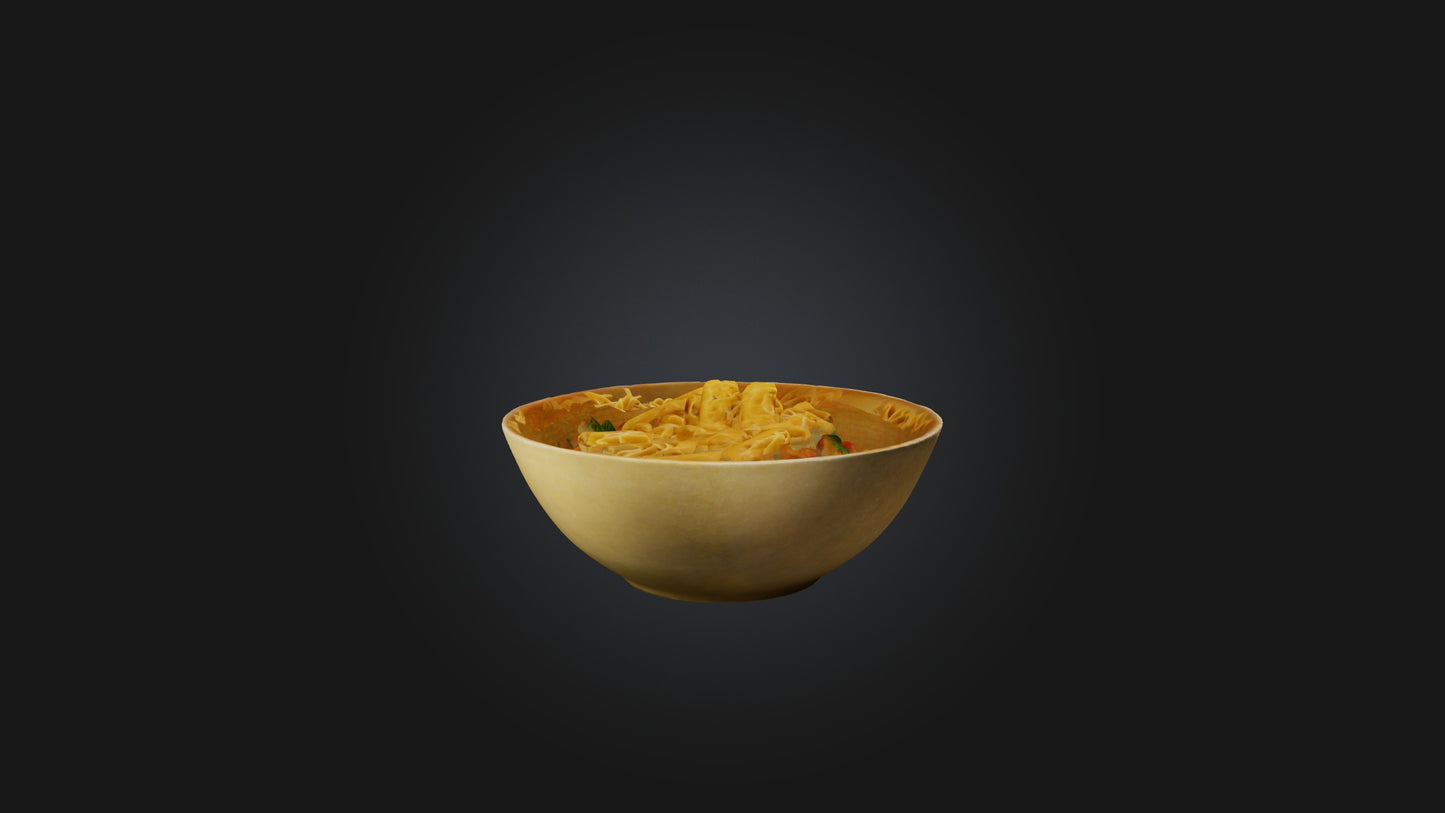 3D model Pasta Bowl Model VR / AR / low-poly