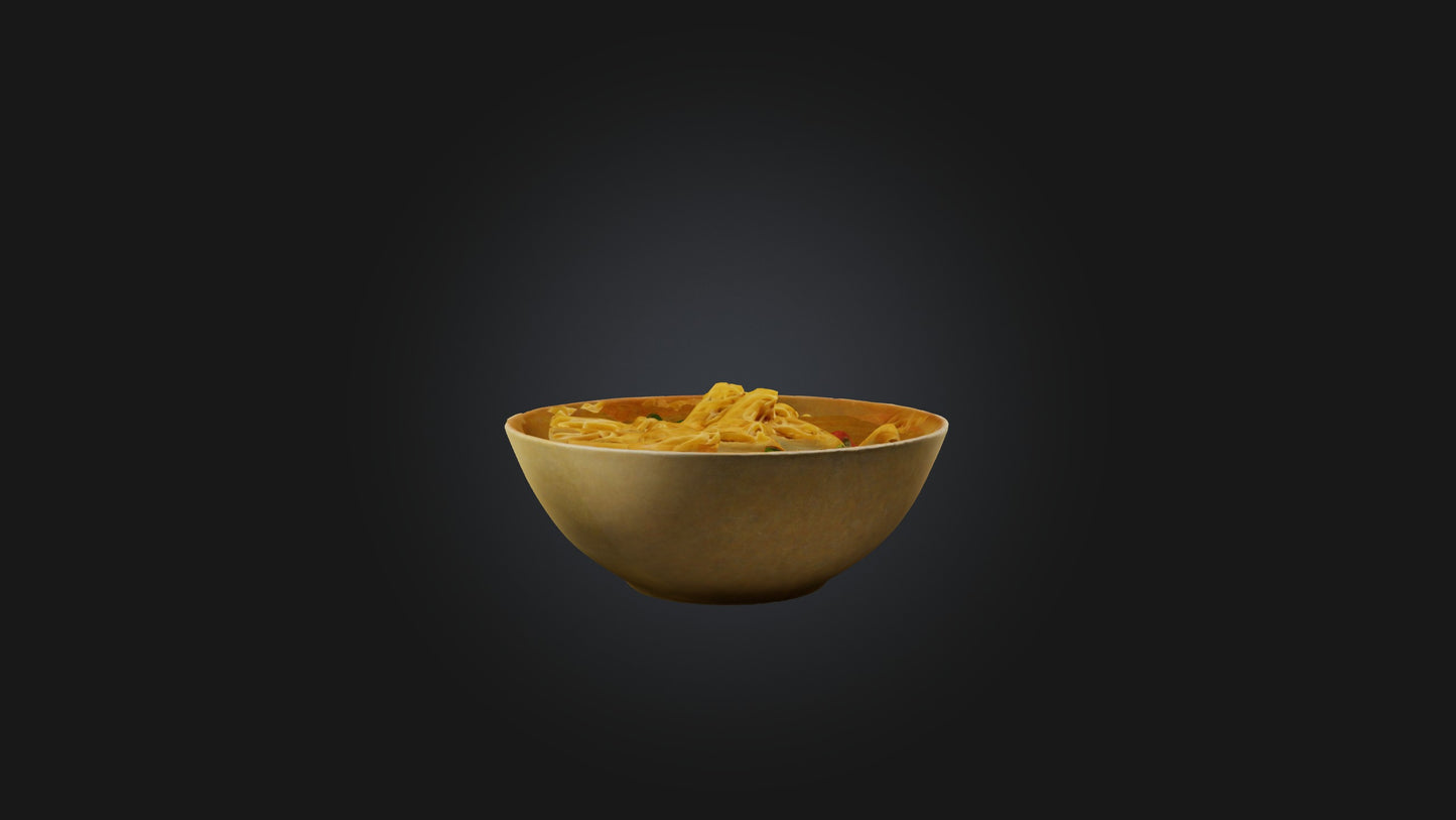 3D model Pasta Bowl Model VR / AR / low-poly