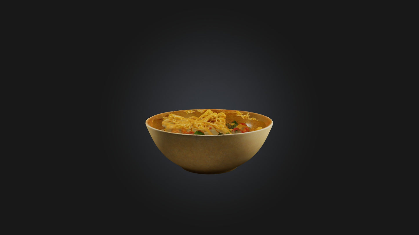 3D model Pasta Bowl Model VR / AR / low-poly