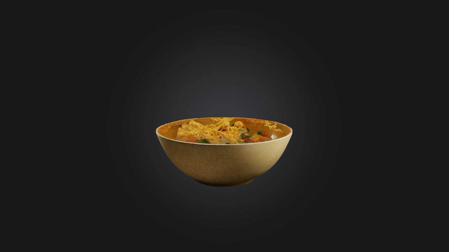 3D model Pasta Bowl Model VR / AR / low-poly