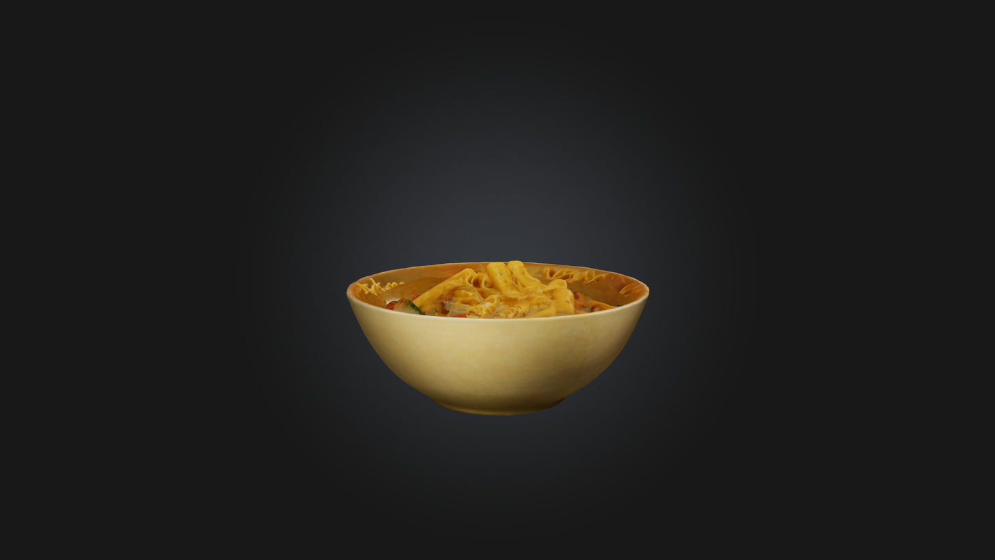 3D model Pasta Bowl Model VR / AR / low-poly