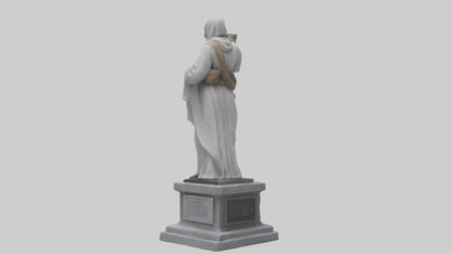 3D model Peaceful Resistance statue model VR / AR / low-poly