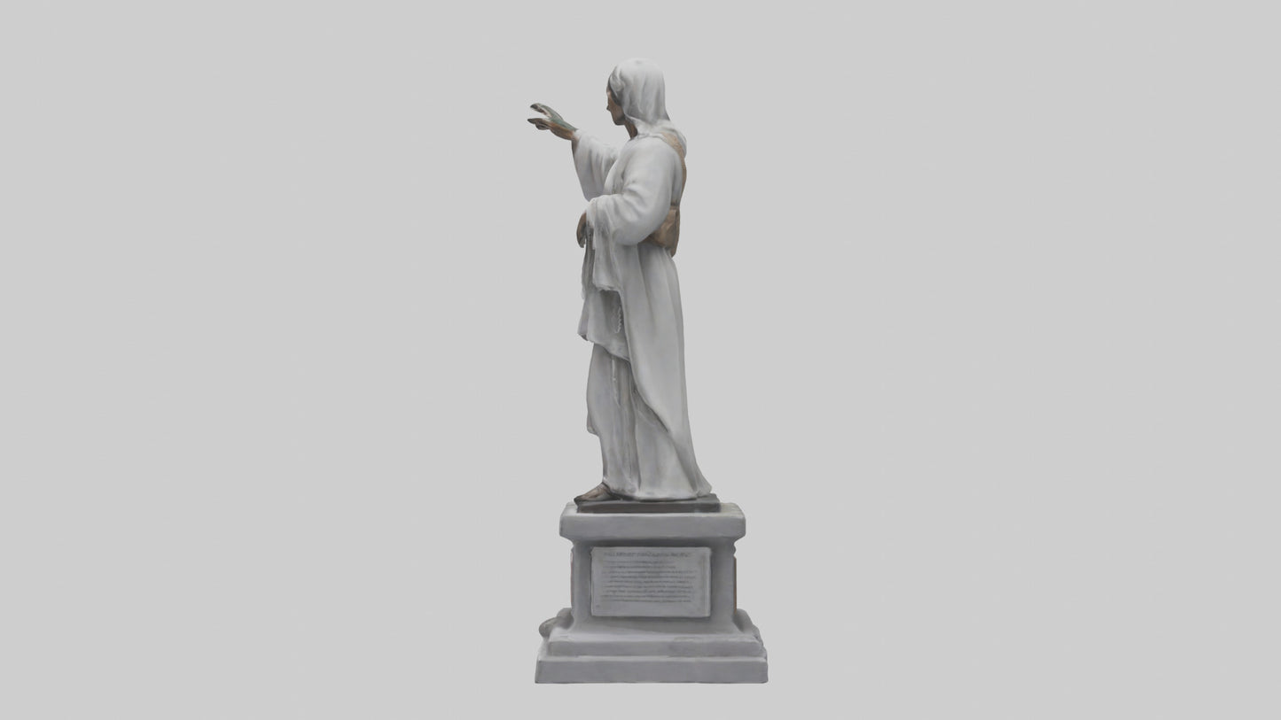 3D model Peaceful Resistance statue model VR / AR / low-poly