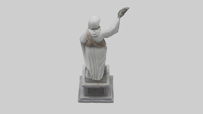 3D model Peaceful Resistance statue model VR / AR / low-poly
