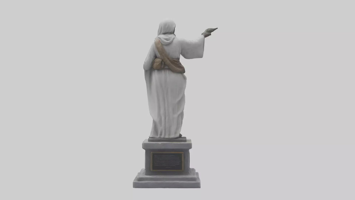 3D model Peaceful Resistance statue model VR / AR / low-poly