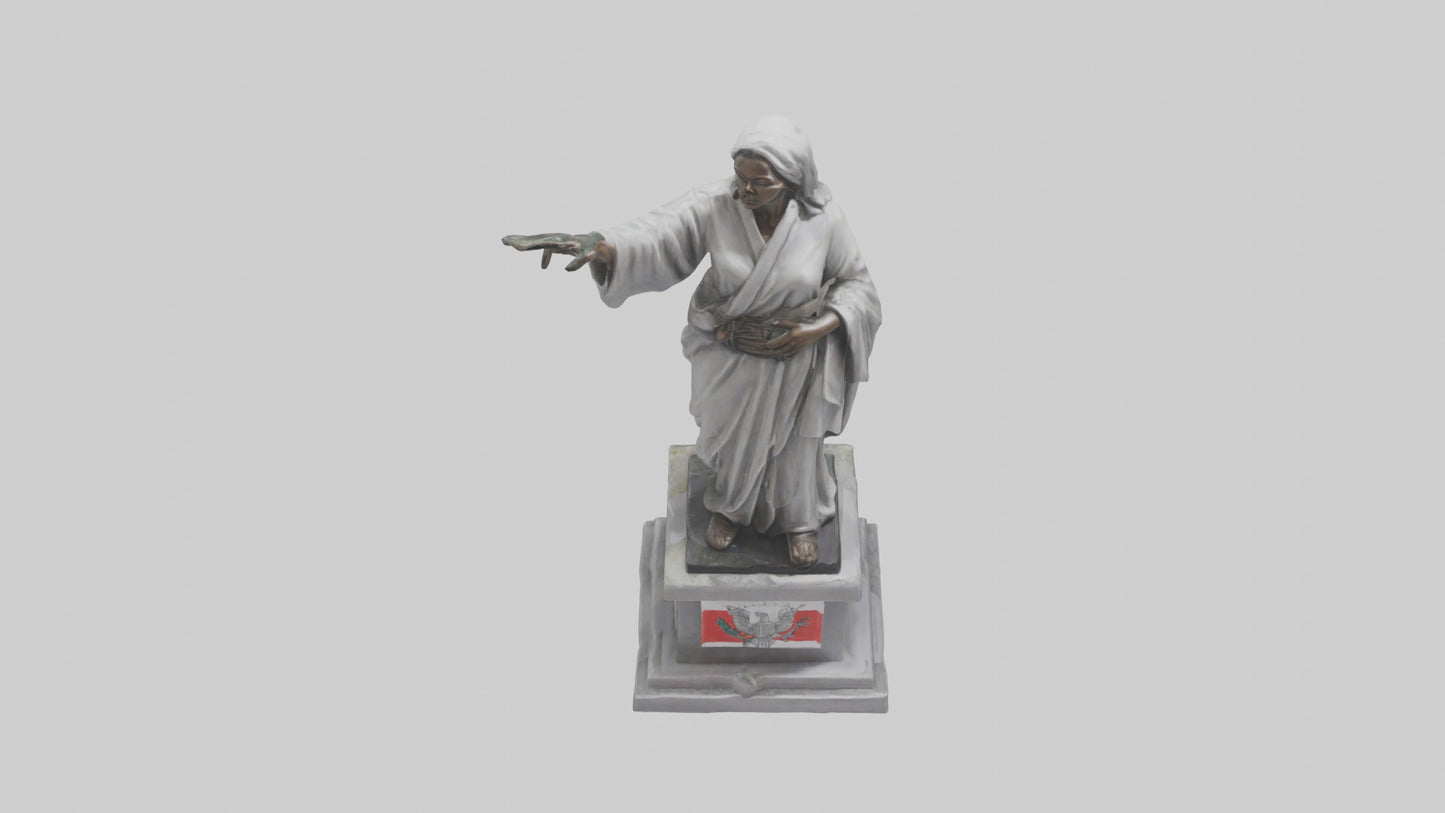 3D model Peaceful Resistance statue model VR / AR / low-poly