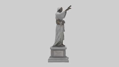 3D model Peaceful Resistance statue model VR / AR / low-poly