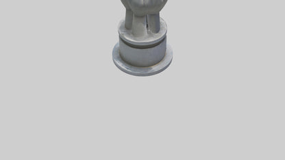 3D model Peaceful Revolution monument model VR / AR / low-poly