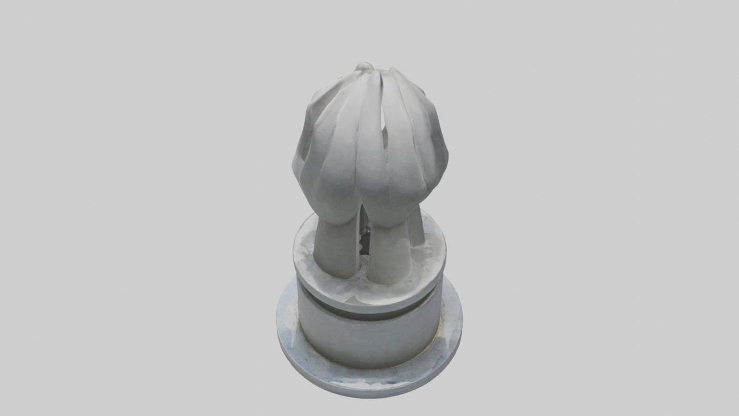 3D model Peaceful Revolution monument model VR / AR / low-poly