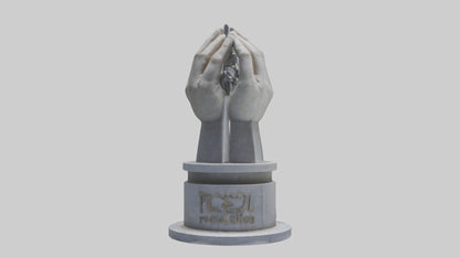 3D model Peaceful Revolution monument model VR / AR / low-poly