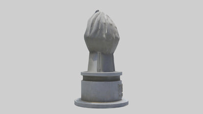 3D model Peaceful Revolution monument model VR / AR / low-poly