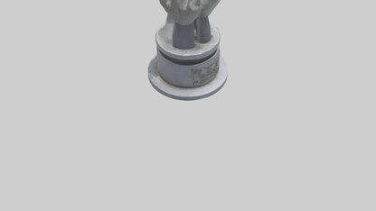 3D model Peaceful Revolution monument model VR / AR / low-poly