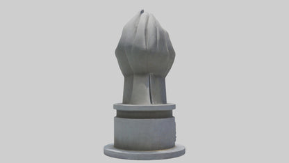 3D model Peaceful Revolution monument model VR / AR / low-poly