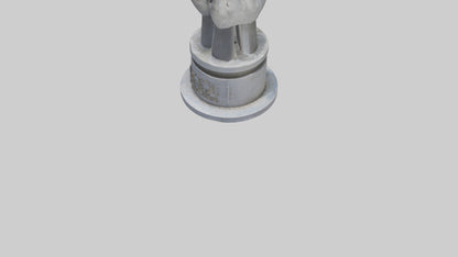 3D model Peaceful Revolution monument model VR / AR / low-poly