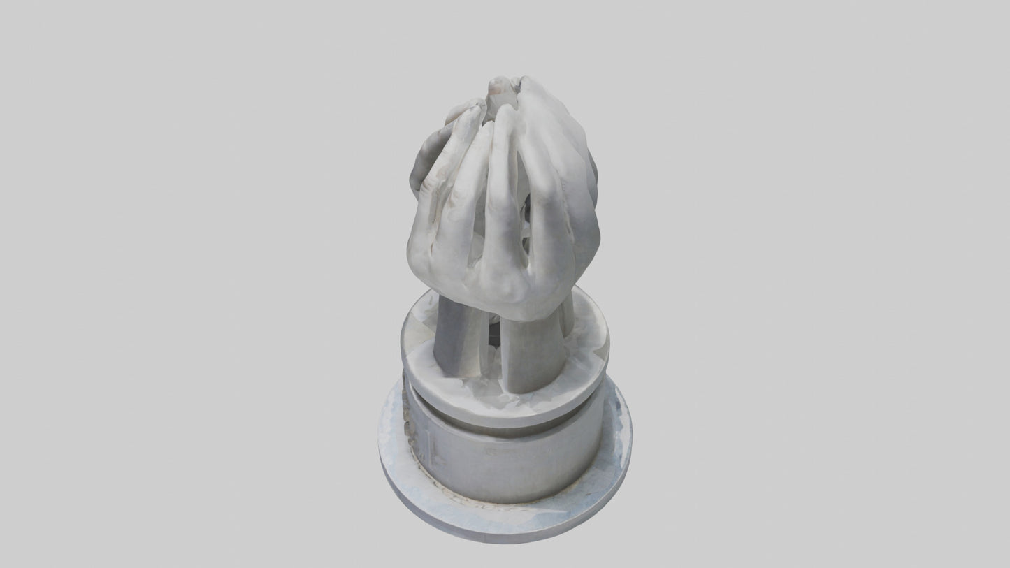 3D model Peaceful Revolution monument model VR / AR / low-poly