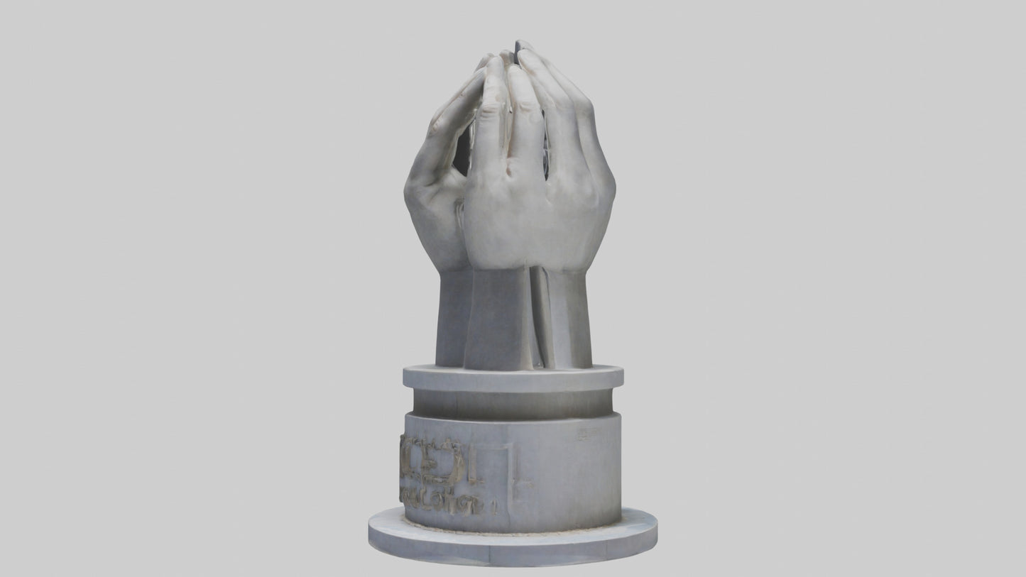 3D model Peaceful Revolution monument model VR / AR / low-poly