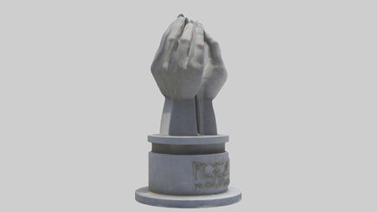 3D model Peaceful Revolution monument model VR / AR / low-poly