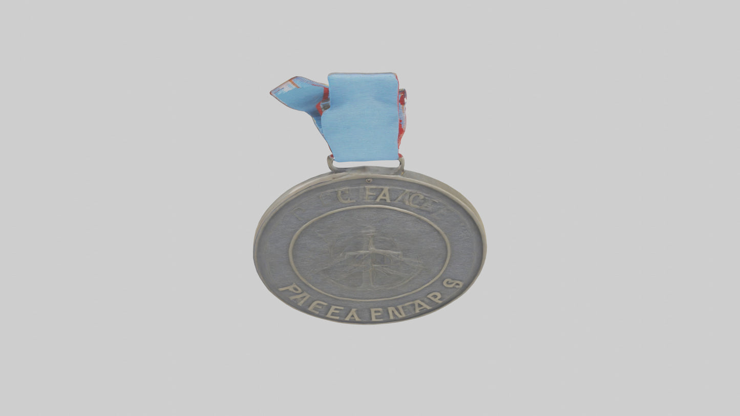Peacekeepers Medal model VR / AR / low-poly