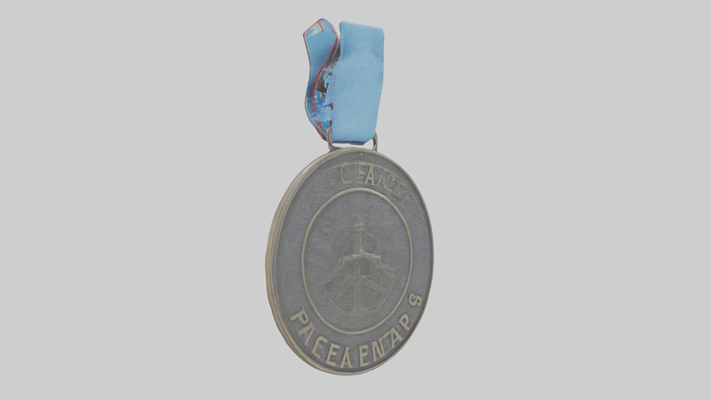 Peacekeepers Medal model VR / AR / low-poly