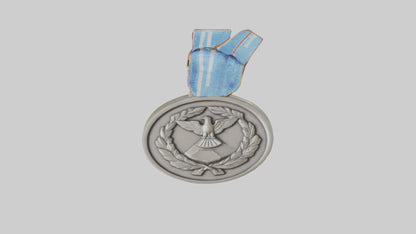 Peacekeepers Medal model VR / AR / low-poly