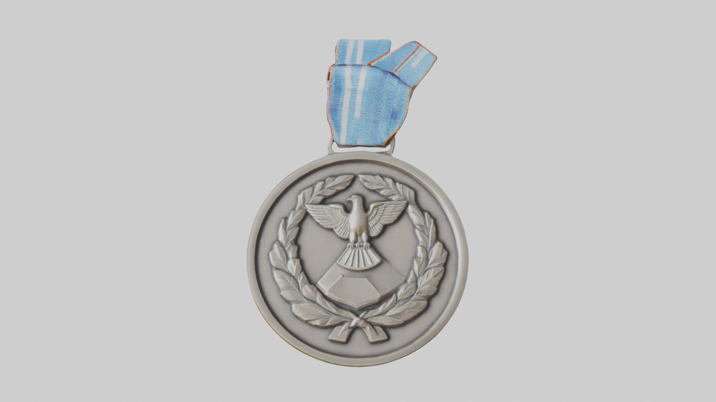 Peacekeepers Medal model VR / AR / low-poly