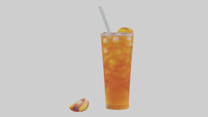 3D model Peach iced tea model VR / AR / low-poly
