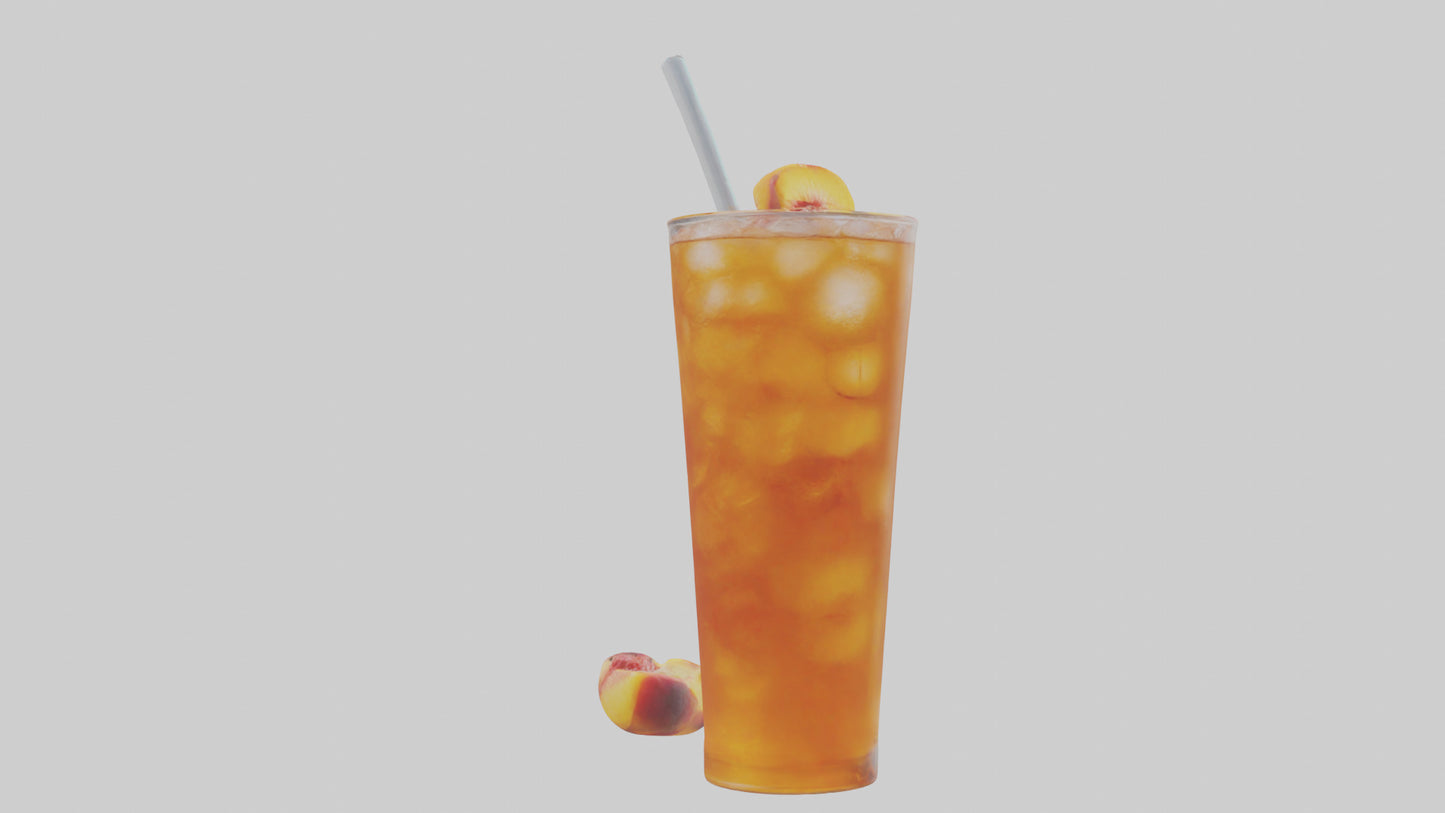 3D model Peach iced tea model VR / AR / low-poly