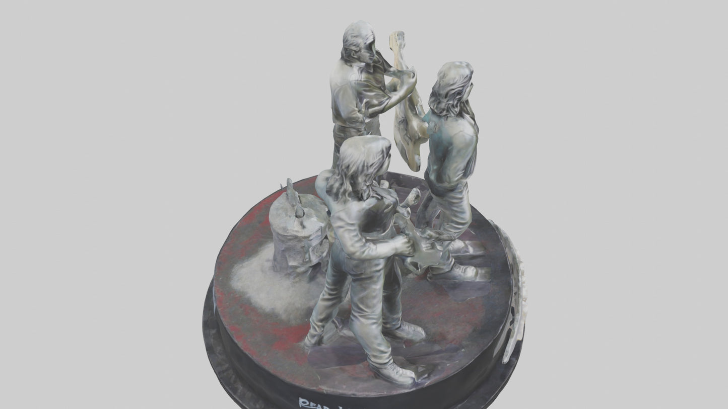 3D model Pearl Jam statue model VR / AR / low-poly