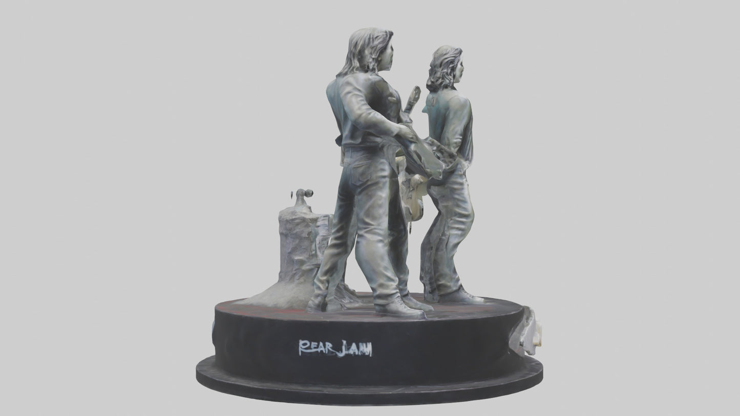 3D model Pearl Jam statue model VR / AR / low-poly