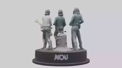 3D model Pearl Jam statue model VR / AR / low-poly