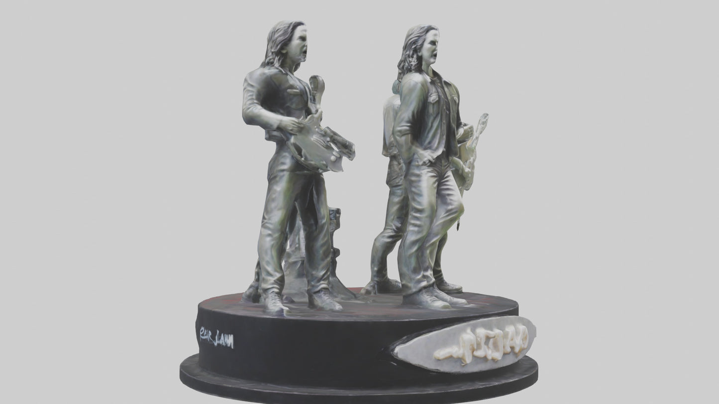 3D model Pearl Jam statue model VR / AR / low-poly